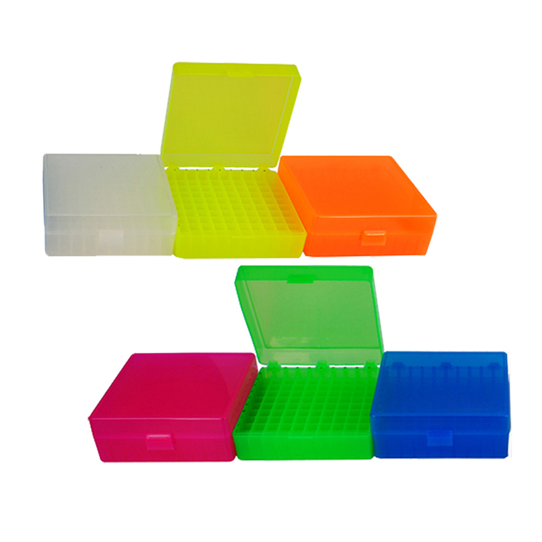 Indexed and Hinged Polypropylene Freezer Boxes for Cryovials - Crystal ...